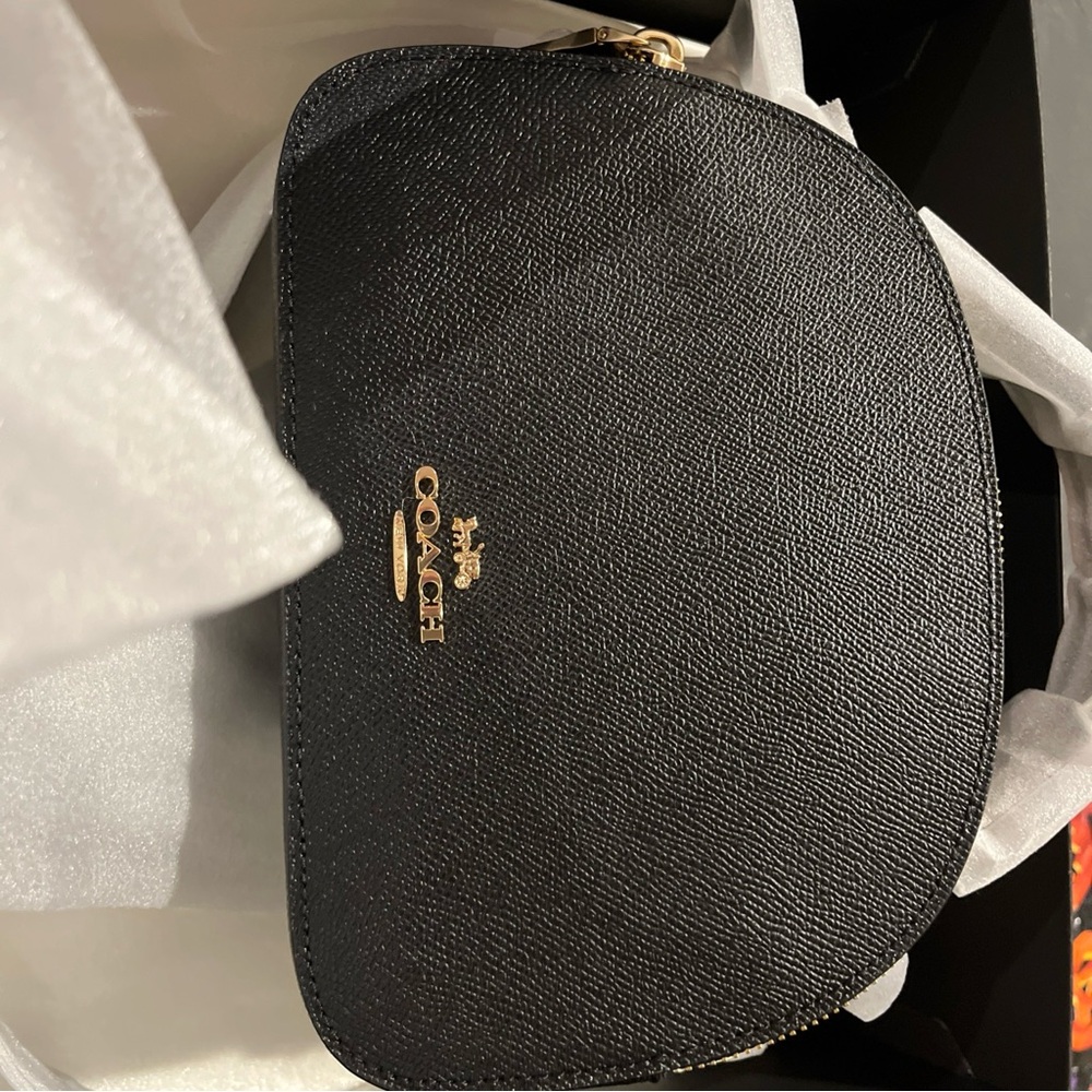 Coach Black Cosmetic Bag